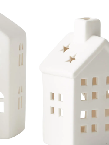 Candle Holder Village Asst (set/3) Pack of 1