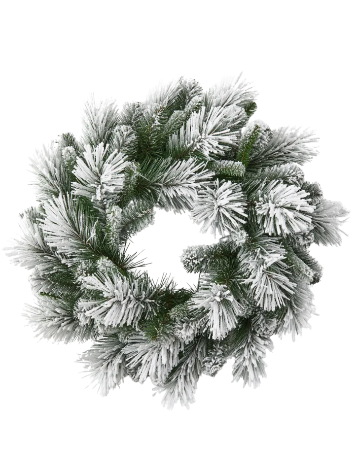 Wreath Aspen Pine White Green Pack of 1