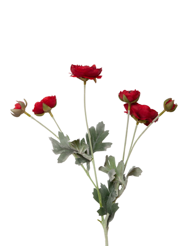 Red Ranunculus Spray - 69cm Pack of 1