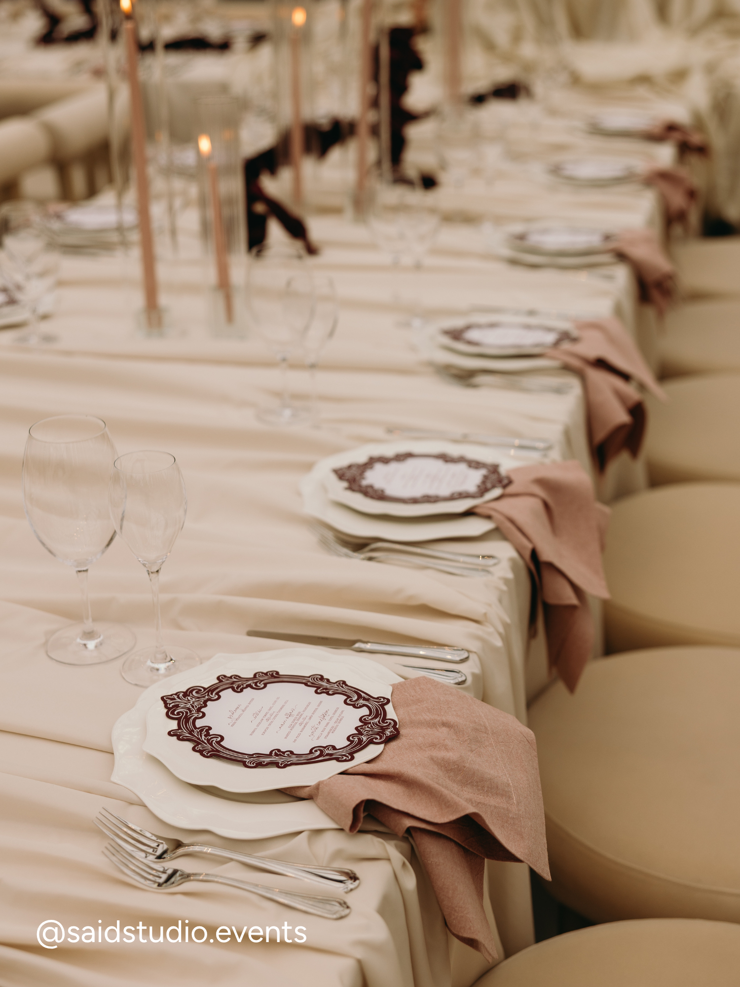 Rose Napkins