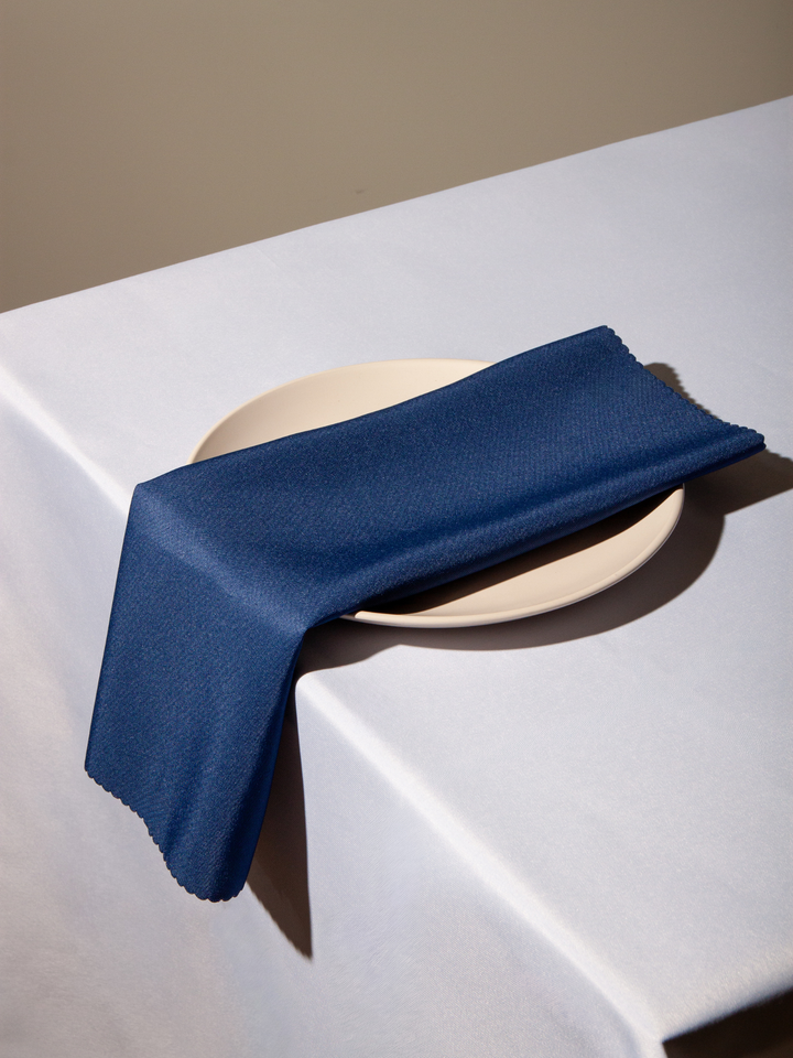 Navy Polyester Napkin