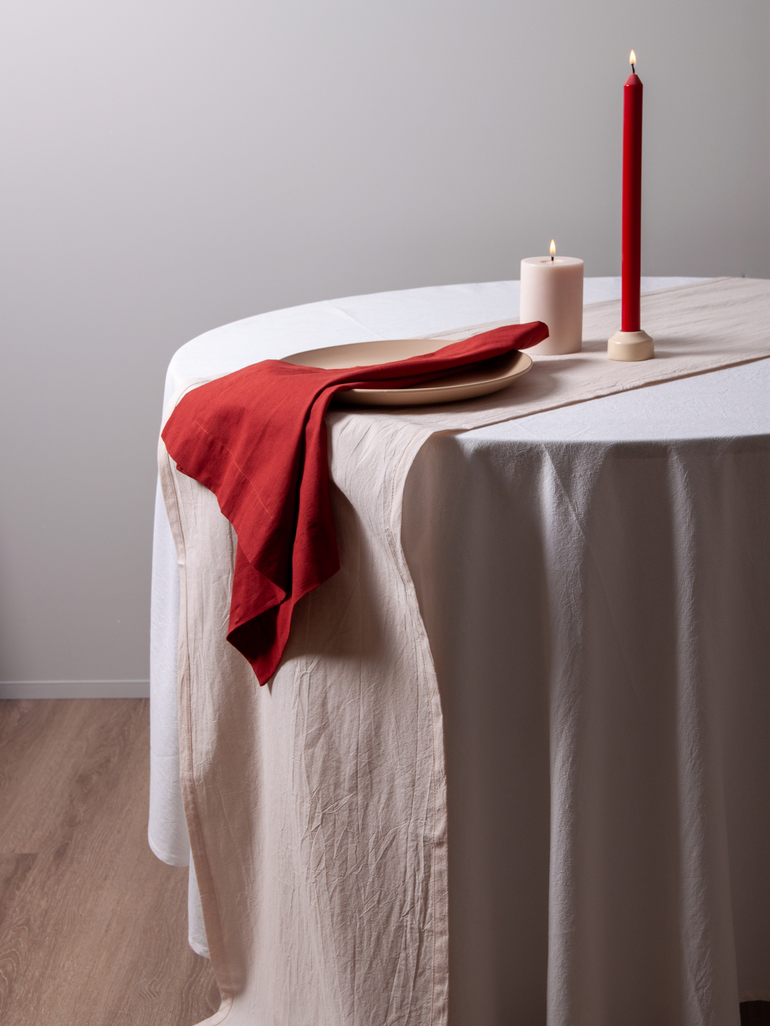 Meringue Round Tablecloth Pack of 1