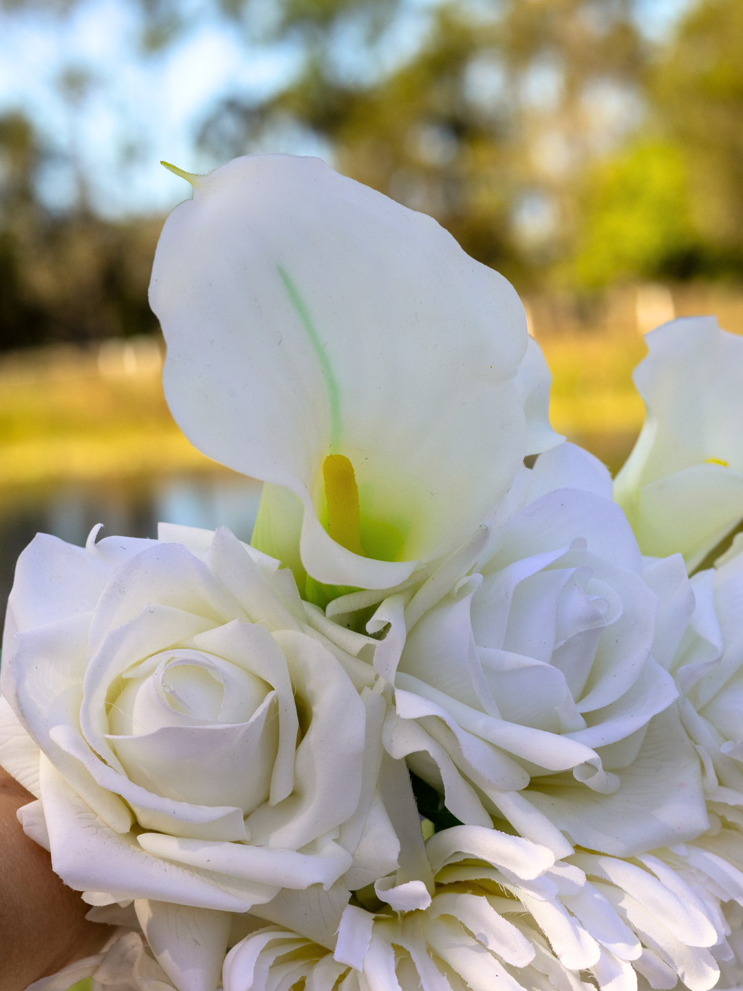White Calla Lily - 55cm