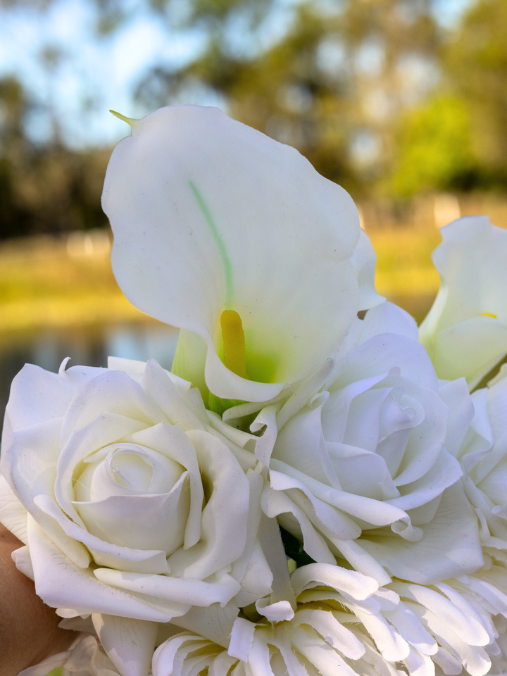 White Calla Lily - 55cm