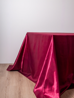 Fig Satin Rectangle Tablecloth - Medium