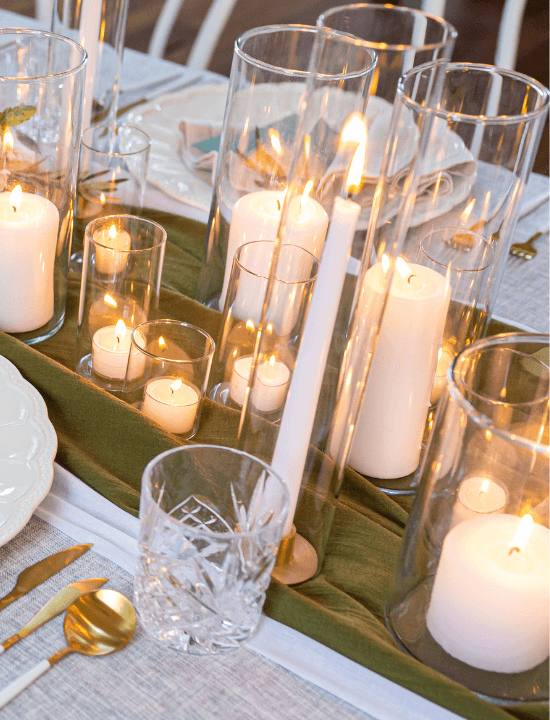 White Acrylic Cup Event Tealight in Glass Votive - Set of 96