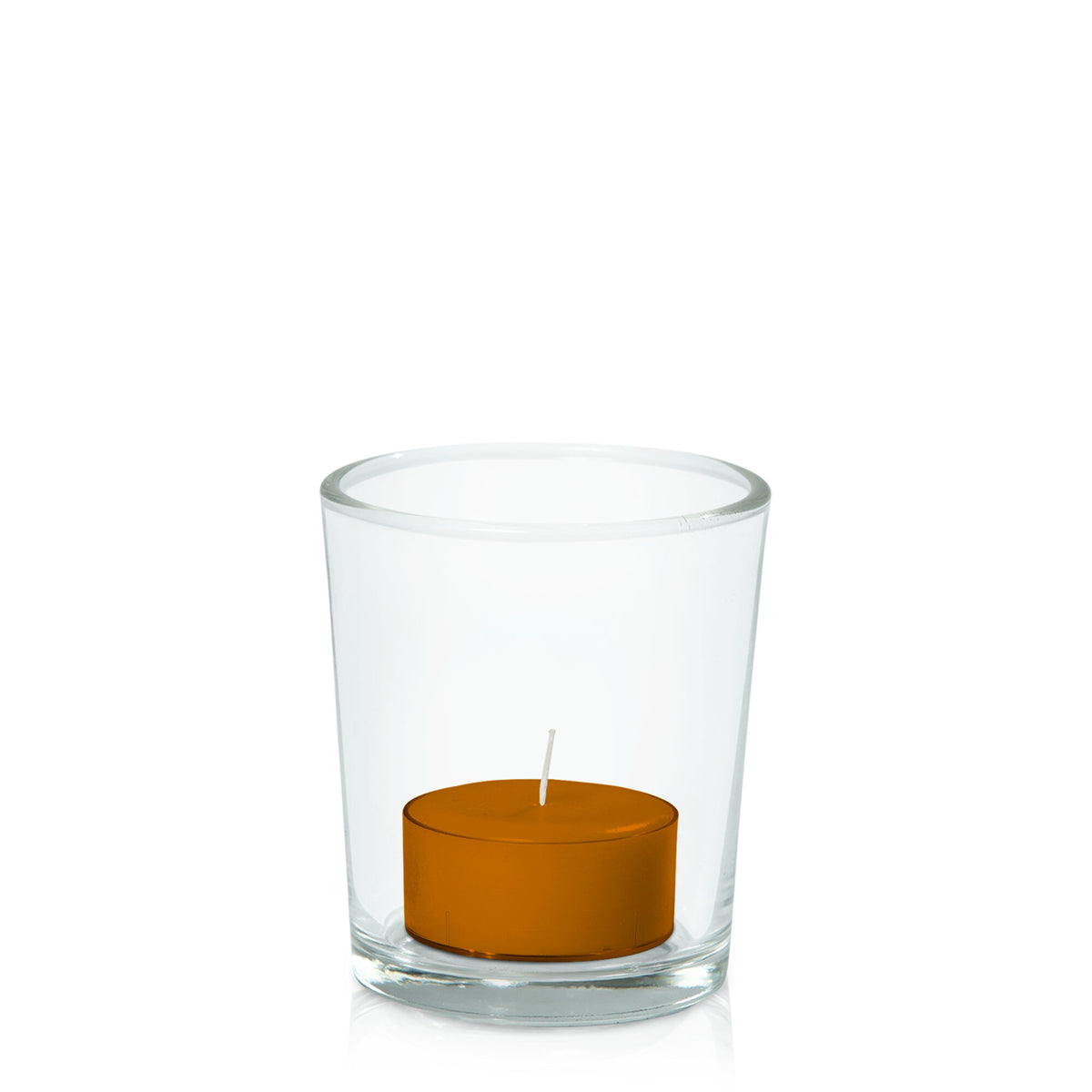 Baked Clay Tealight in Glass Votive Pack Pack of 24