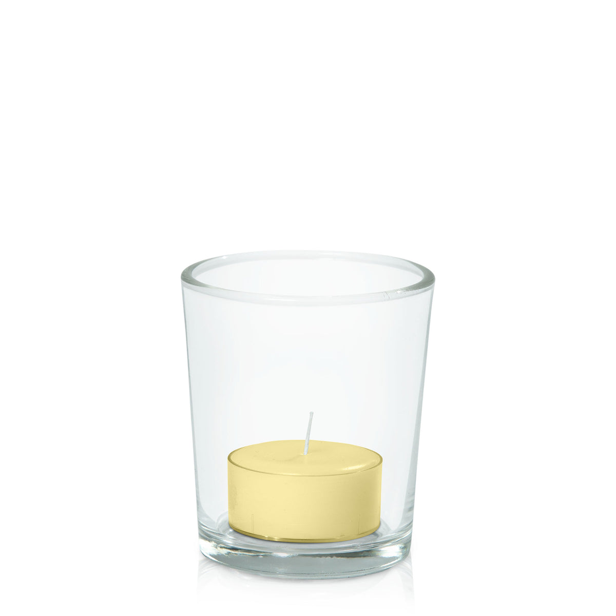 Lemon Tealight in Glass Votive Pack Pack of 24