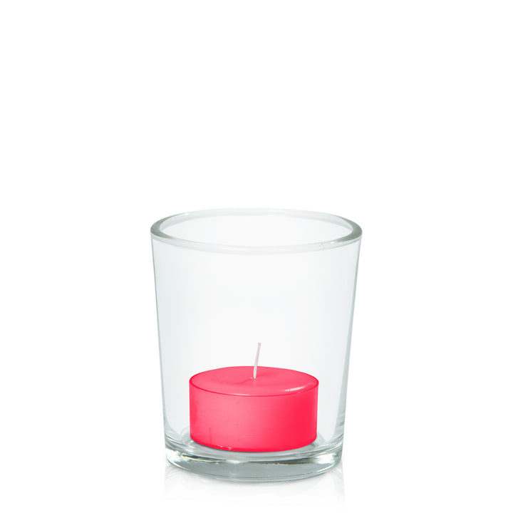 Watermelon Tealight in Glass Votive Pack Pack of 24