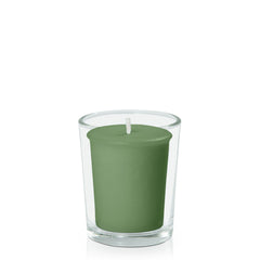 Green Votive Candle in Glass Votive Pack Pack of 24