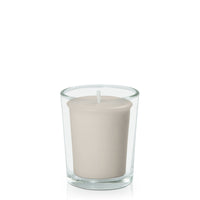 Ivory Votive Candle in Glass Votive Pack