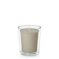 Pale Eucalypt Votive Candle in Glass Votive Pack