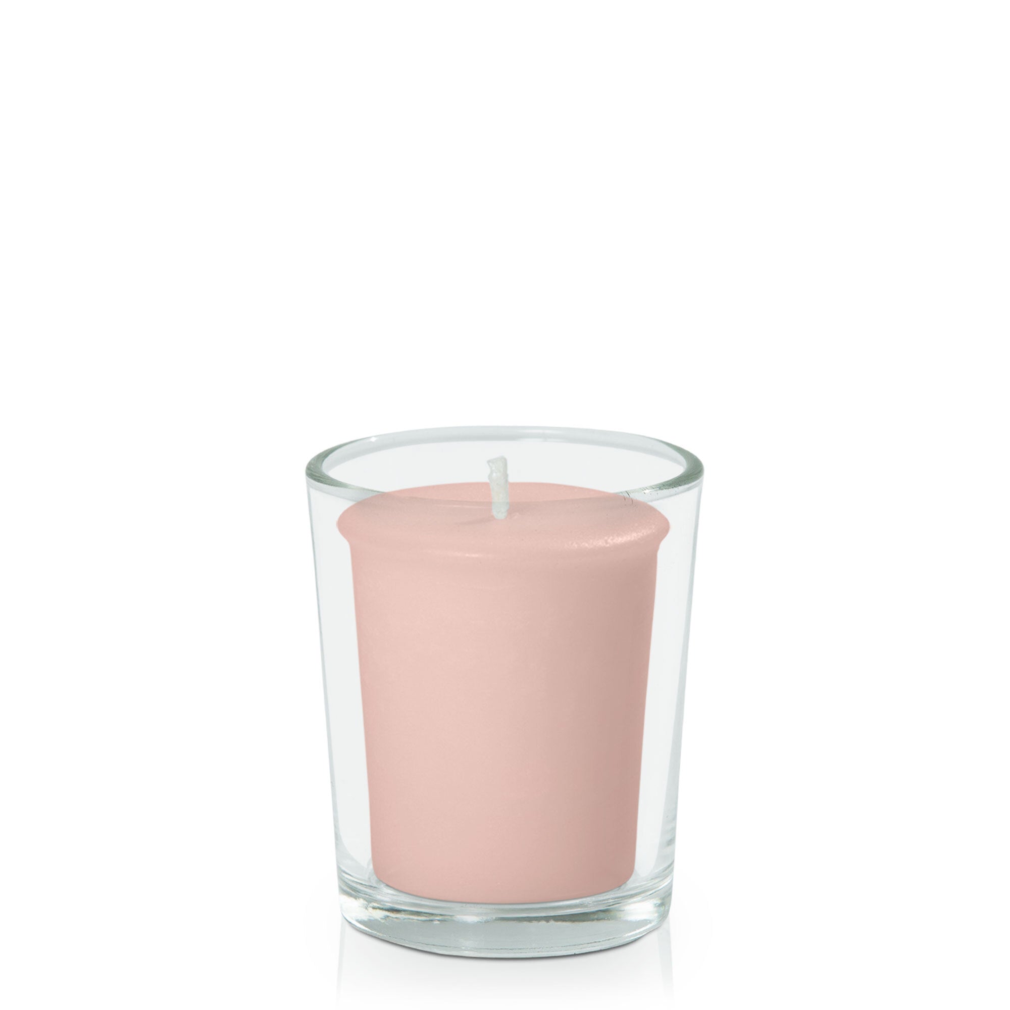 Vintage Blush Votive Candle in Glass Votive Pack Pack of 24