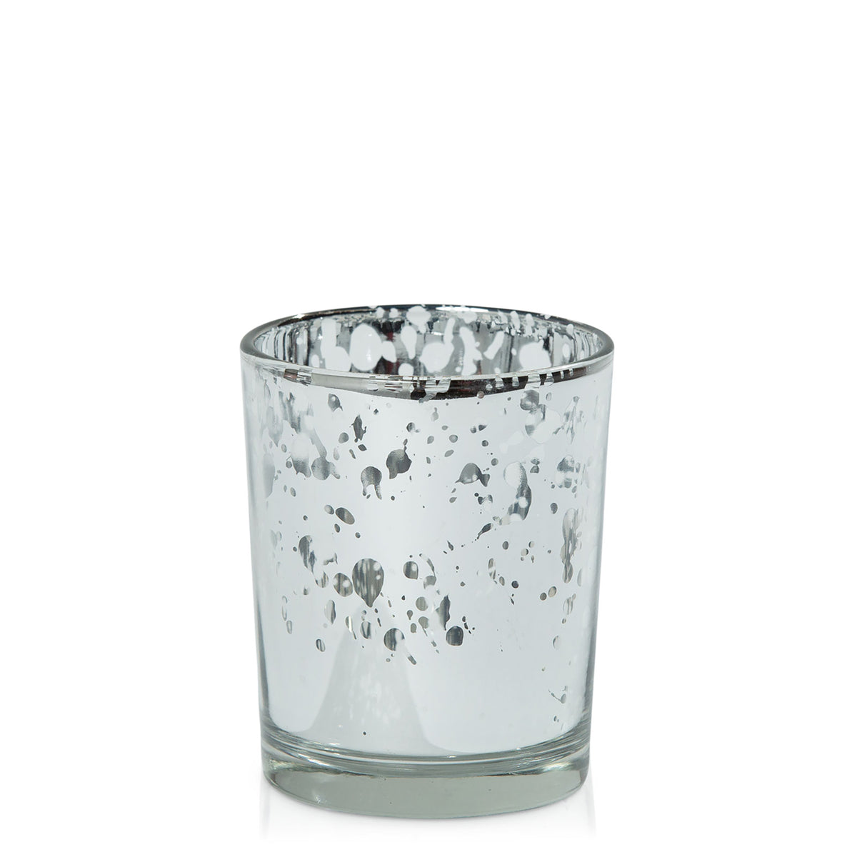 Silver Grey Mercury Glass Votive Pack of 1
