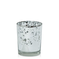 Silver Grey Mercury Glass Votive