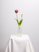 Burgundy Tulip Bud Vase - Medium