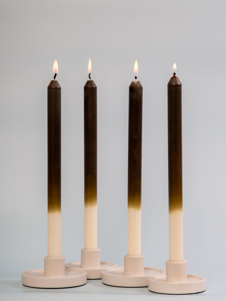 Ivory & Olive 30cm Ombre Dinner Candles