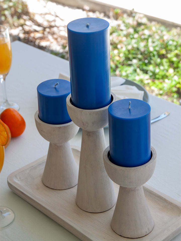 Whitewash Sierra Rectangular Wooden Tray