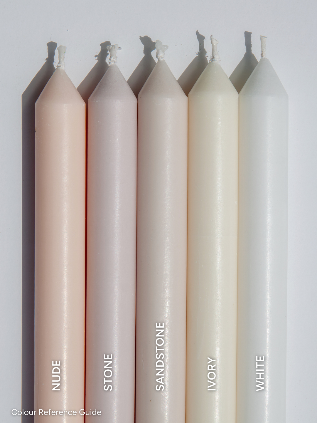 Ivory 5cm x 10cm Pillar in 5.8cm x 15cm Glass Pack of 1