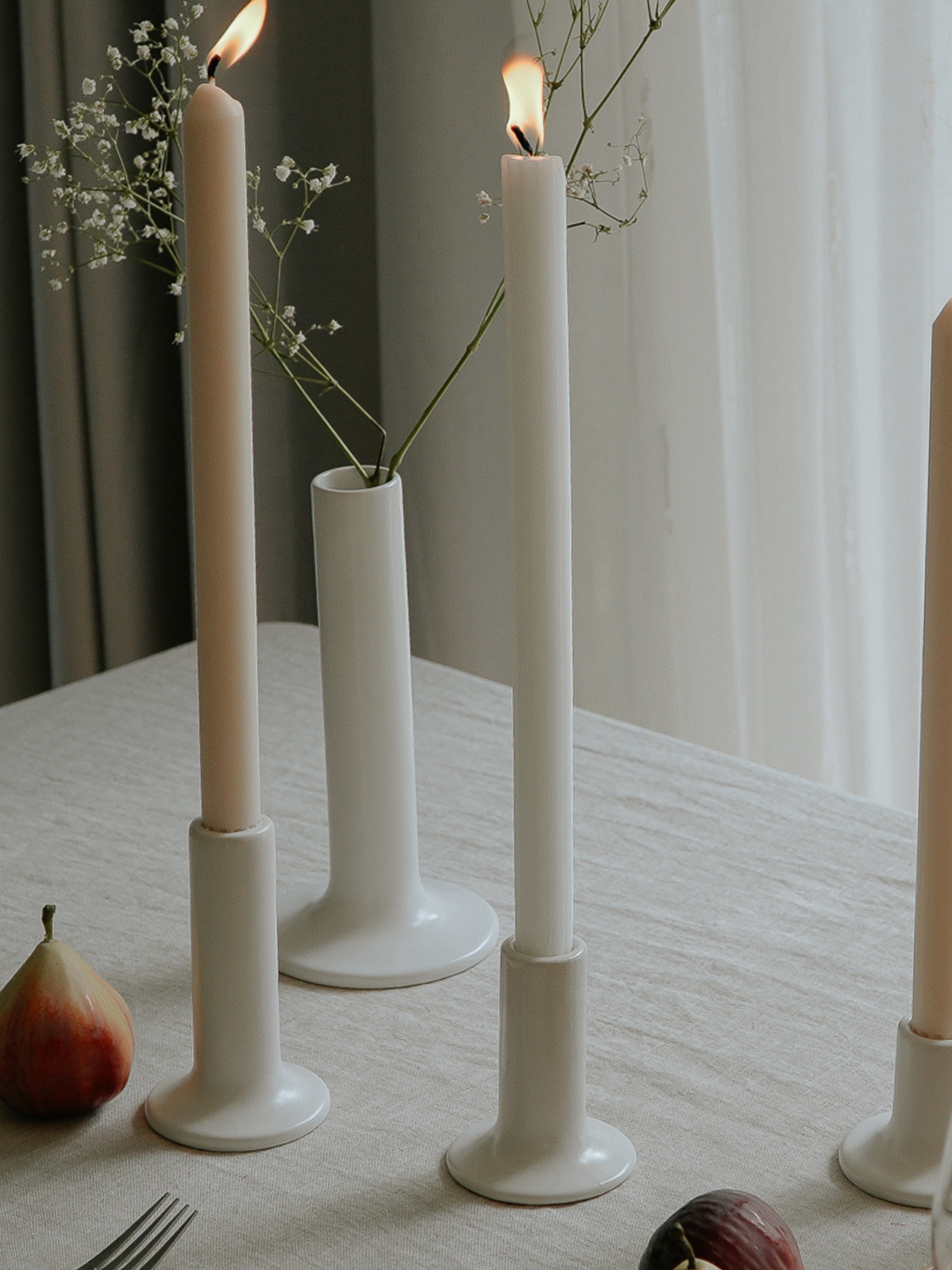 Lace Mona Ceramic Holder - Medium