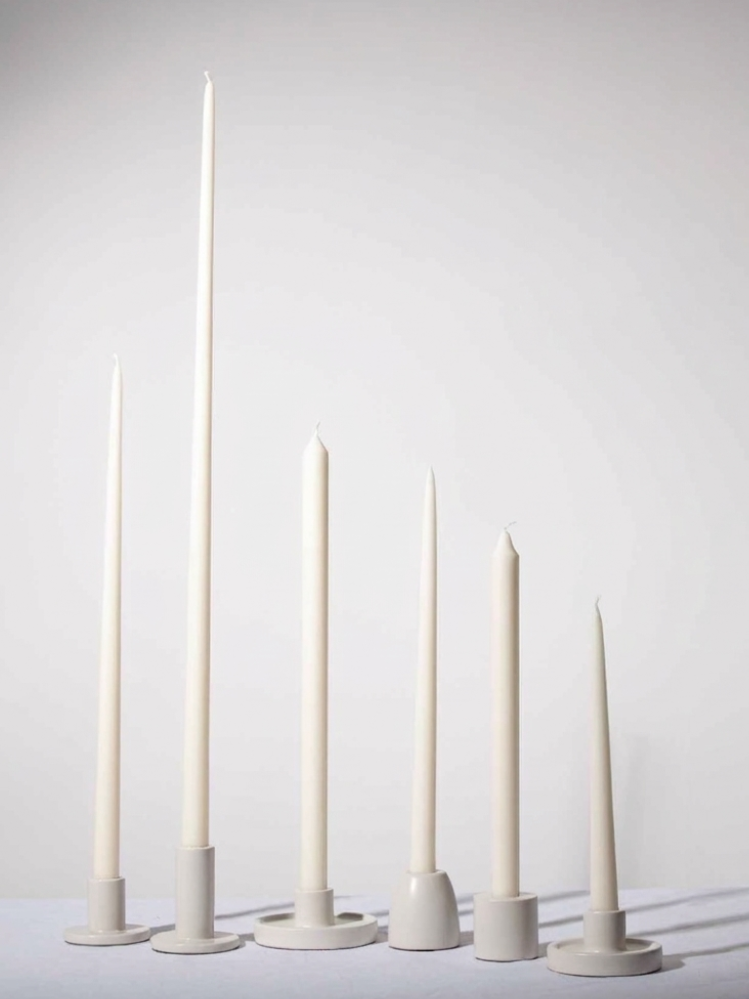 Ivory 35cm Taper Candles