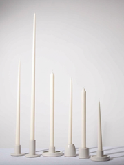 Ivory 35cm Taper Candles
