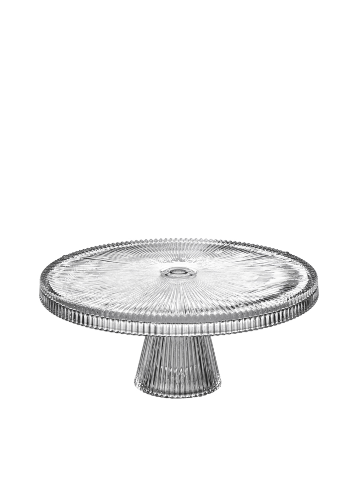 Farrah Clear Glass Cake Stand
