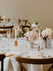 White 24.5cm LED Dinner Candles