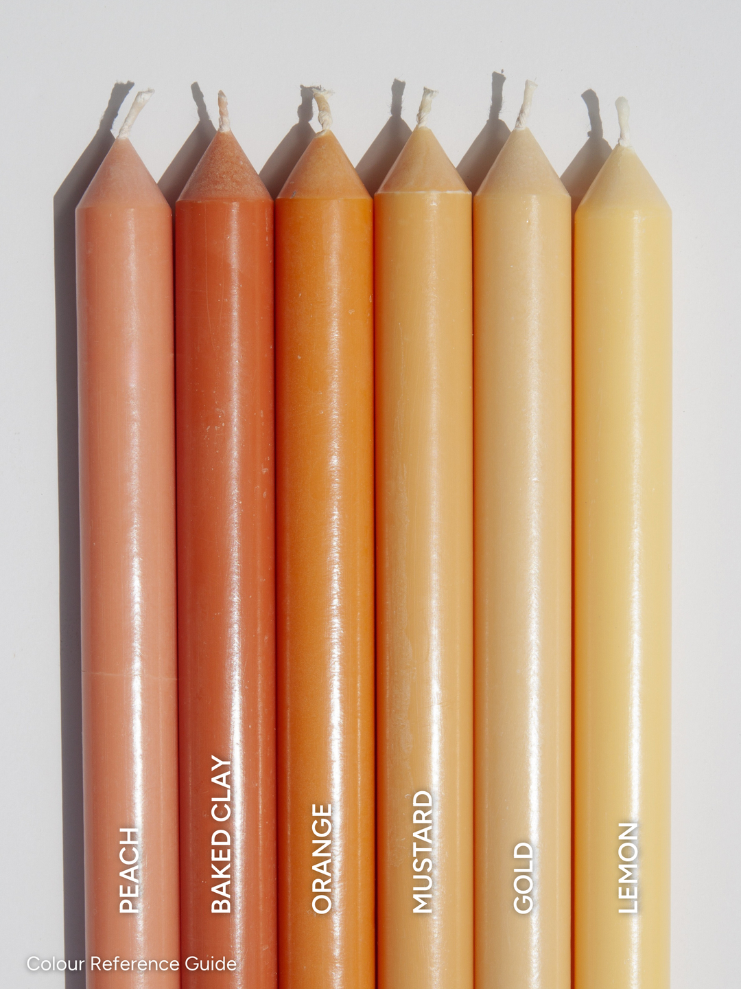 Lemon 5cm Pillar in 8cm Glass, Sm - Set of 6 Pack of 6