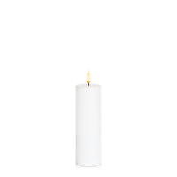 White 5cm x 15cm LED Pillar