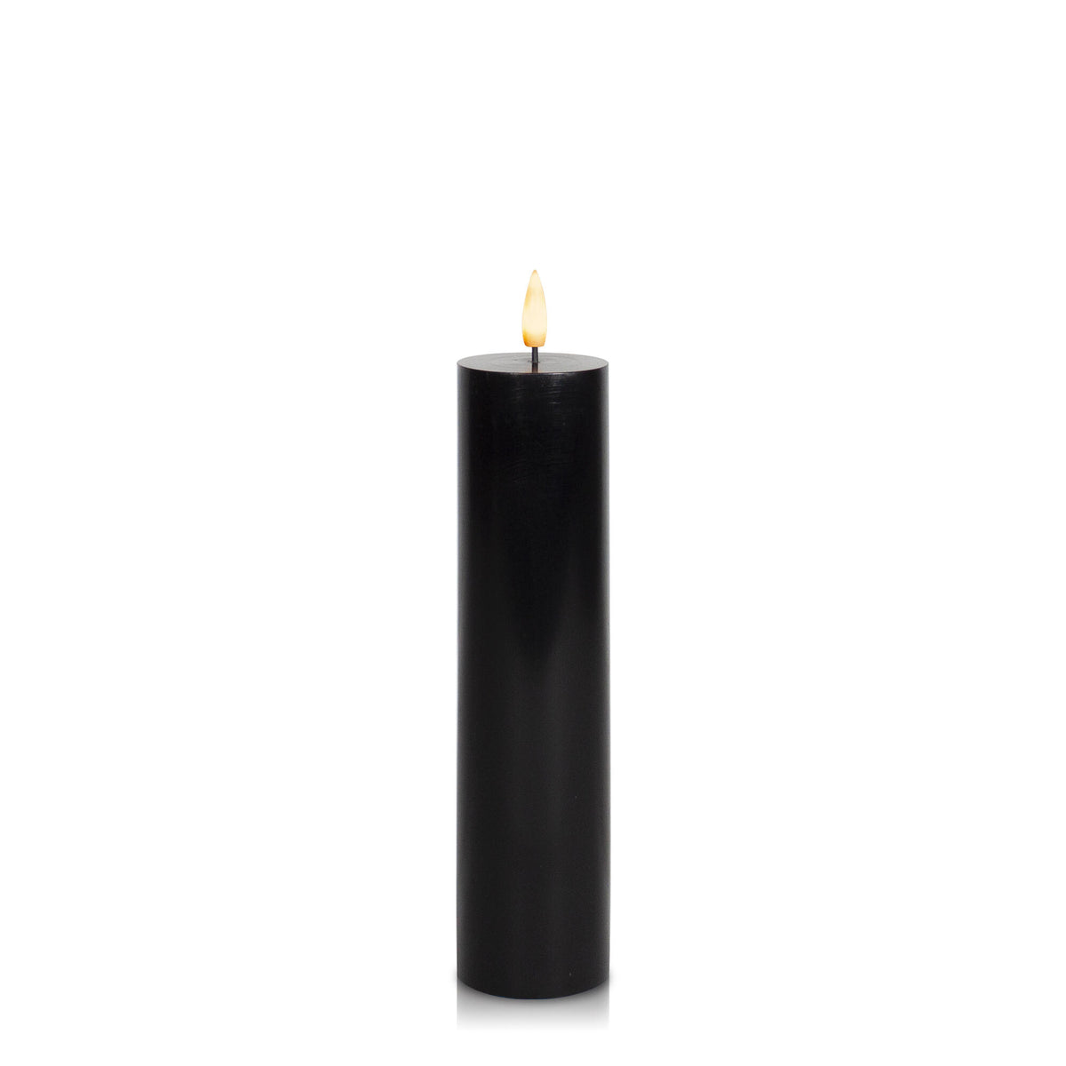Black 5cm x 20cm LED Pillar Pack of 1