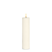 Ivory 5cm x 20cm LED Pillar