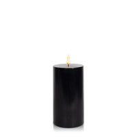 Black 8cm x 15cm LED Pillar