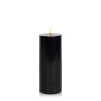 Black 8cm x 20cm LED Pillar