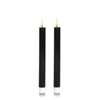 Black 24.5cm LED Dinner Candles