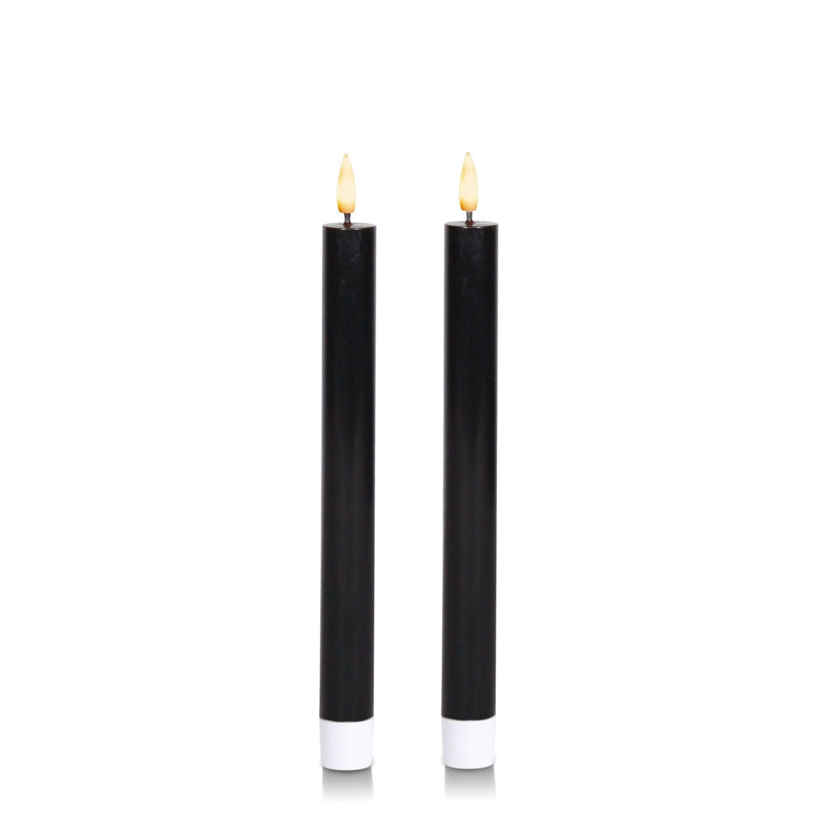 Black 24.5cm LED Dinner Candles - Pack of 96