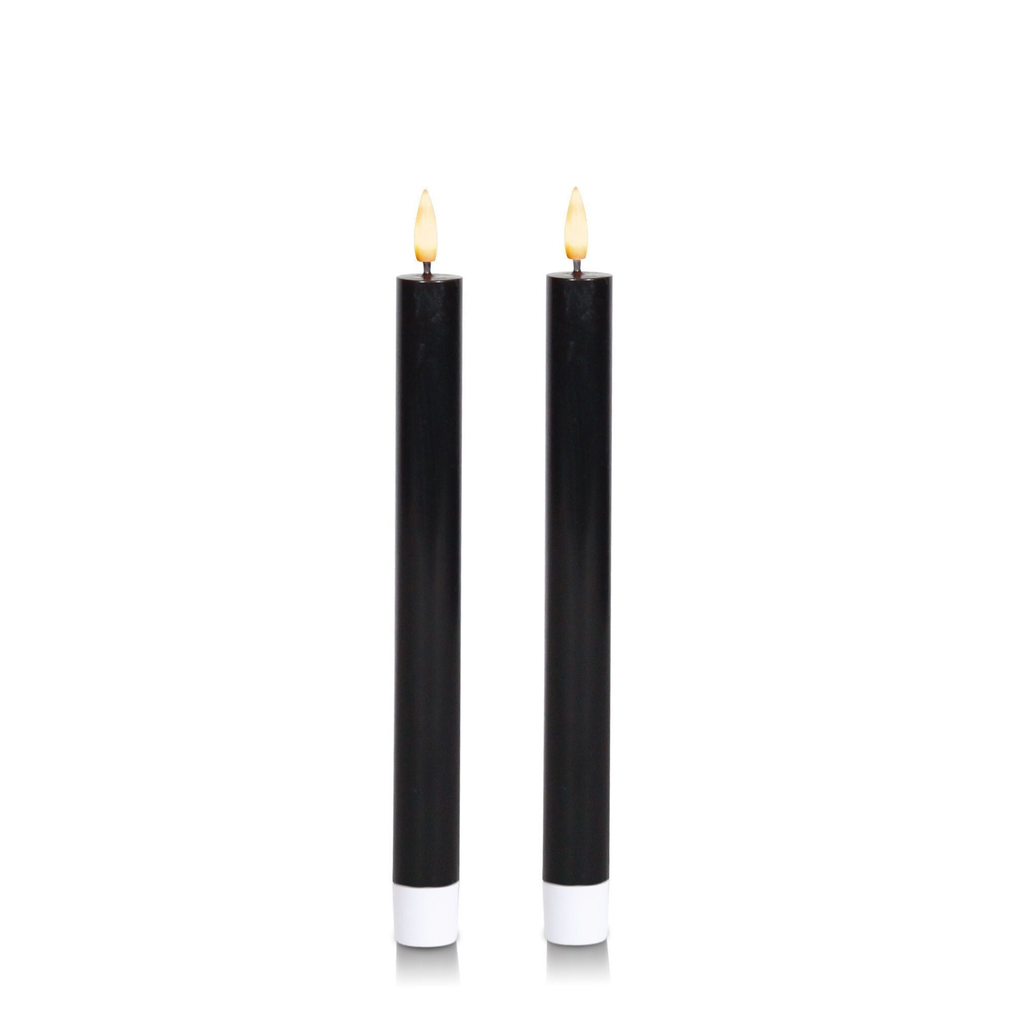 Black 24.5cm LED Dinner Candles - Pack of 96