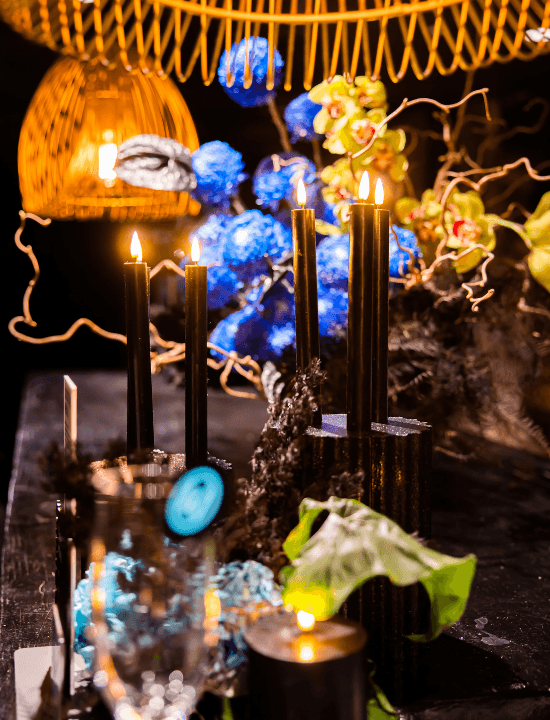 Black 24.5cm LED Dinner Candles - Pack of 96