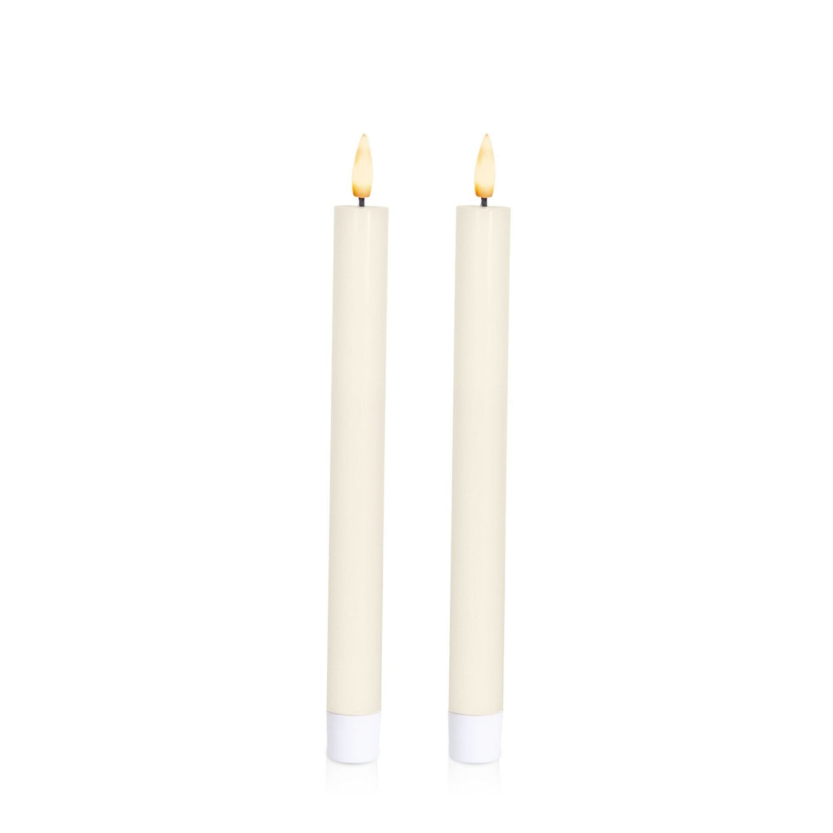 Ivory 24.5cm LED Dinner Candles Pack of 2