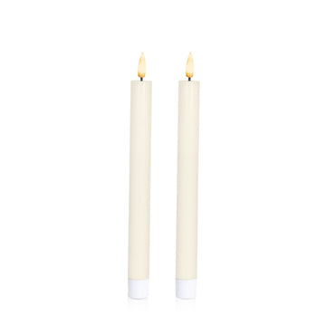 Ivory 24.5cm LED Dinner Candles - Pack of 96
