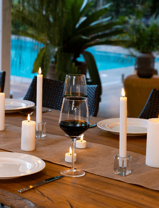 Ivory 24.5cm LED Dinner Candles - Pack of 96