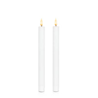White 24.5cm LED Dinner Candles
