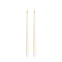Ivory 31cm LED Taper Candles