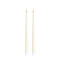 Ivory 31cm LED Taper Candles - Pack of 96
