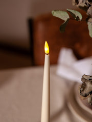 Ivory 31cm LED Taper Candles - Pack of 96
