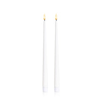 White 31cm LED Taper Candles
