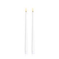White 31cm LED Taper Candles - Pack of 96