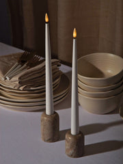 White 31cm LED Taper Candles - Pack of 96