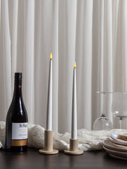 White 31cm LED Taper Candles - Pack of 96