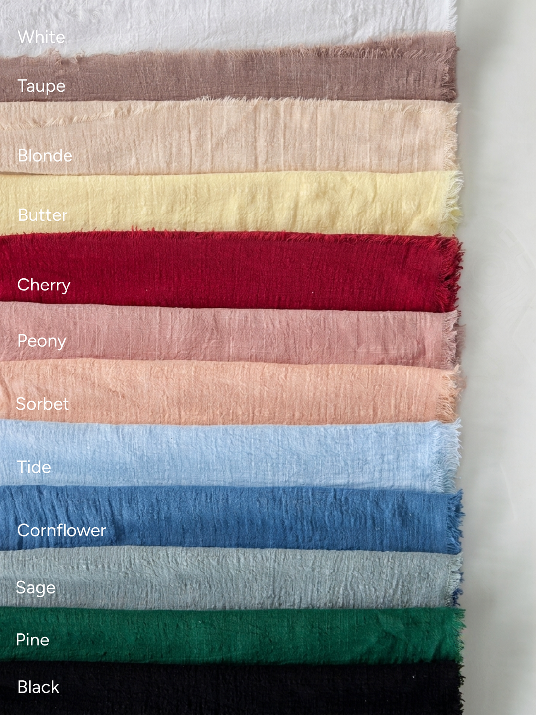 Tide Frayed Edge Napkin